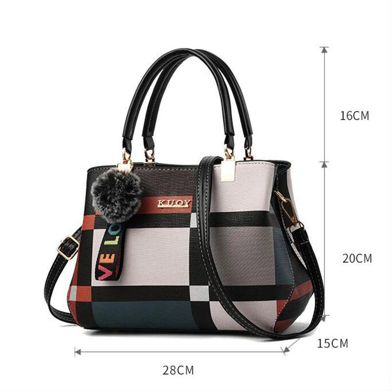 Hairball Charm Messenger Bag