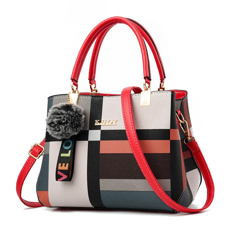 Hairball Charm Messenger Bag