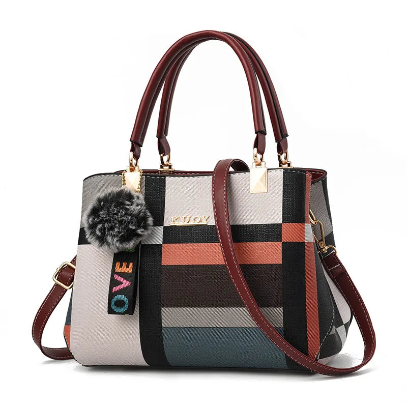Hairball Charm Messenger Bag