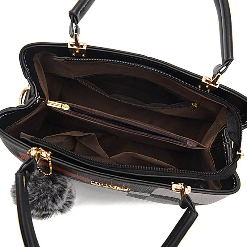 Hairball Charm Messenger Bag