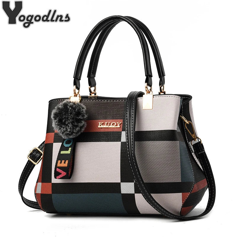 Hairball Charm Messenger Bag