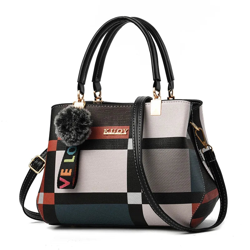 Hairball Charm Messenger Bag