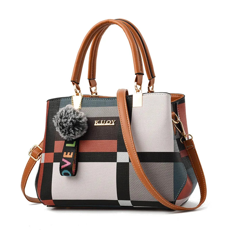Hairball Charm Messenger Bag
