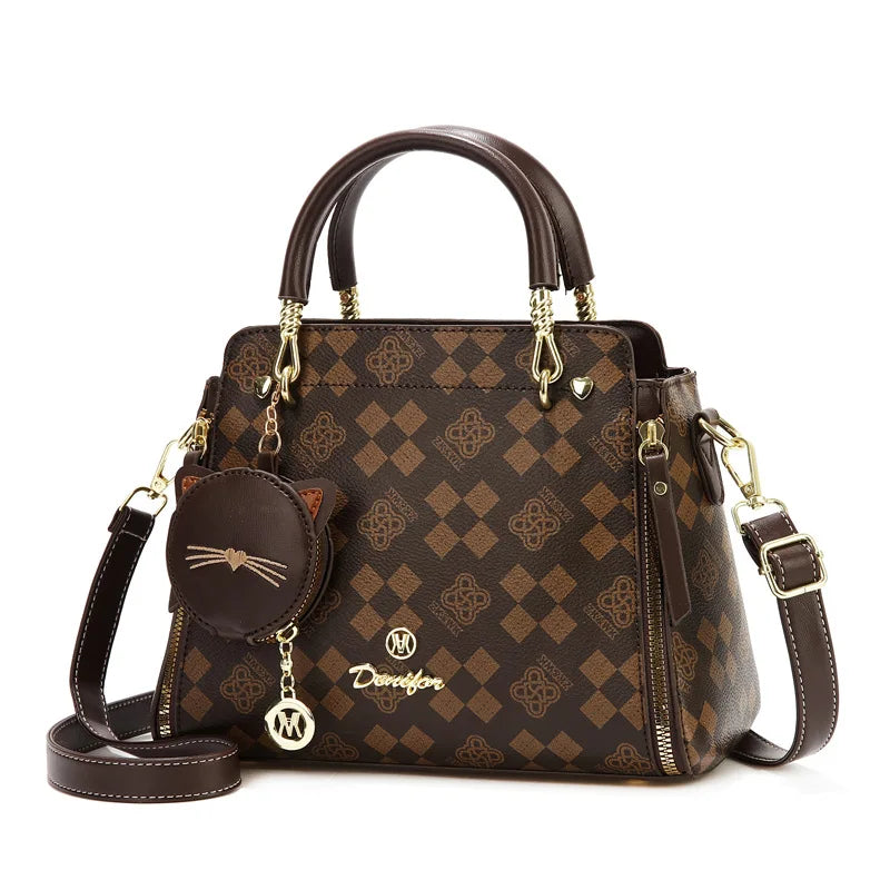 Trendy Printed Crossbody – High-Quality Versatile Shoulder Handbag for Women