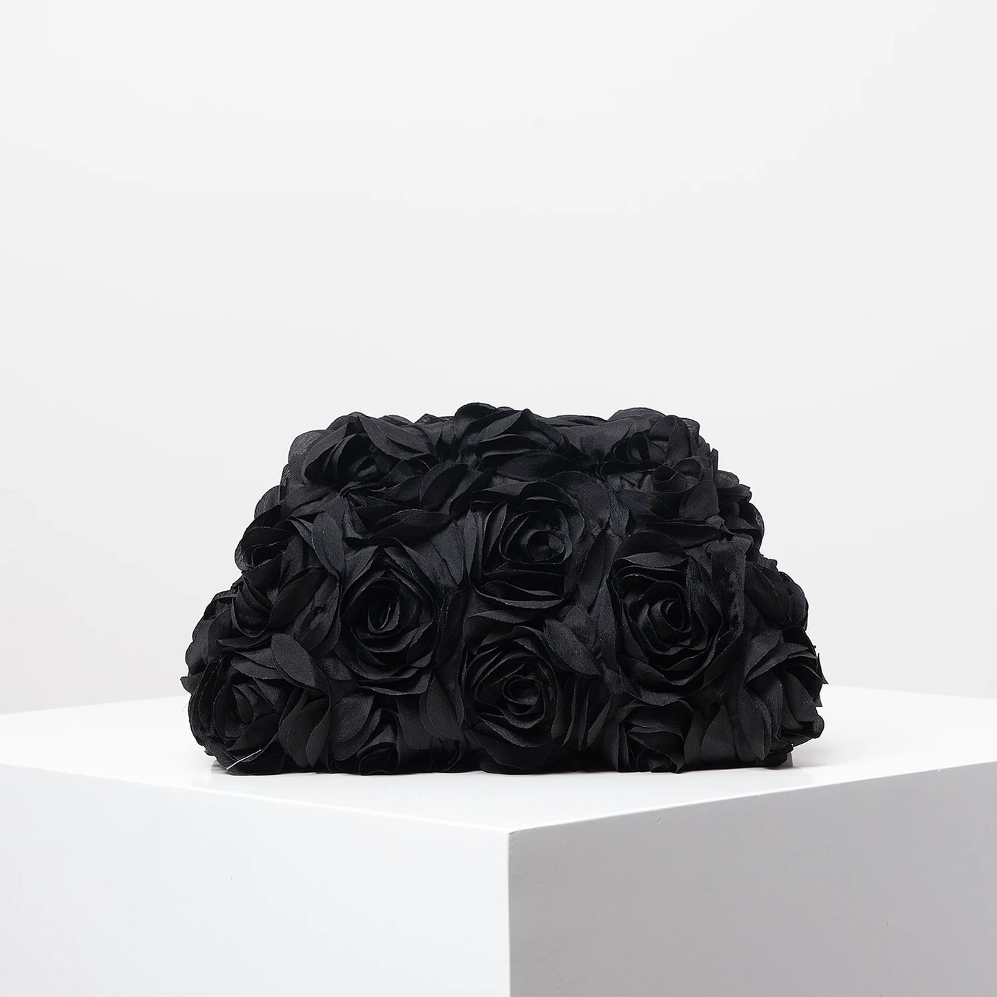 Elegant Rose Clutch – Women's Wedding & Party Clip Bag, Perfect Gift with Unique Pattern