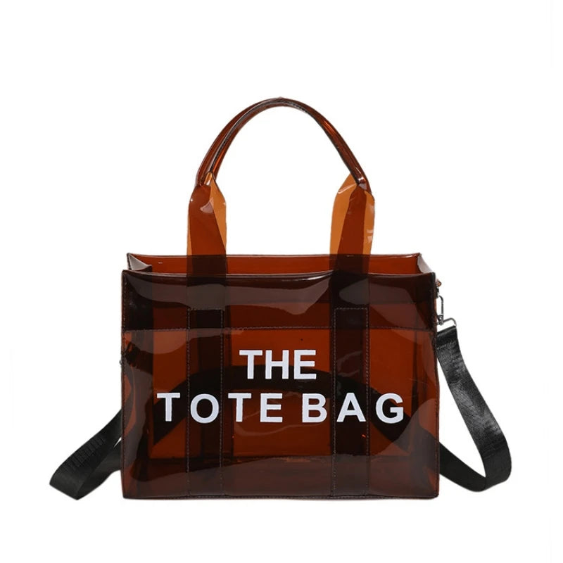 Transparent Tote – Trendy, Spacious & Designer-Inspired