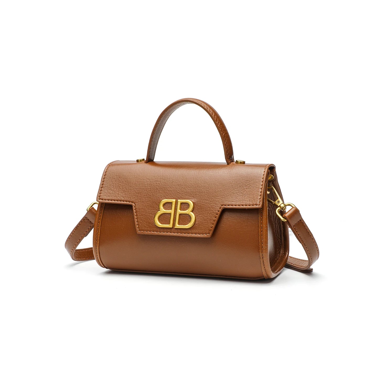 Vintage Matte Small Tote – Elegant Women’s Square Shoulder & Crossbody Bag for Work & Casual