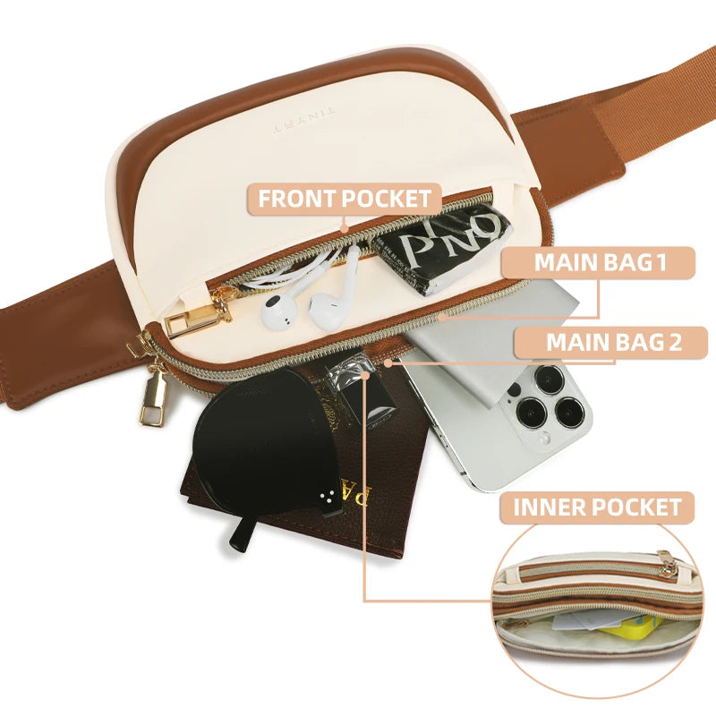 Boho Waist Bag – Lightweight Fanny Pack & Crossbody for Women’s Travel & Festivals