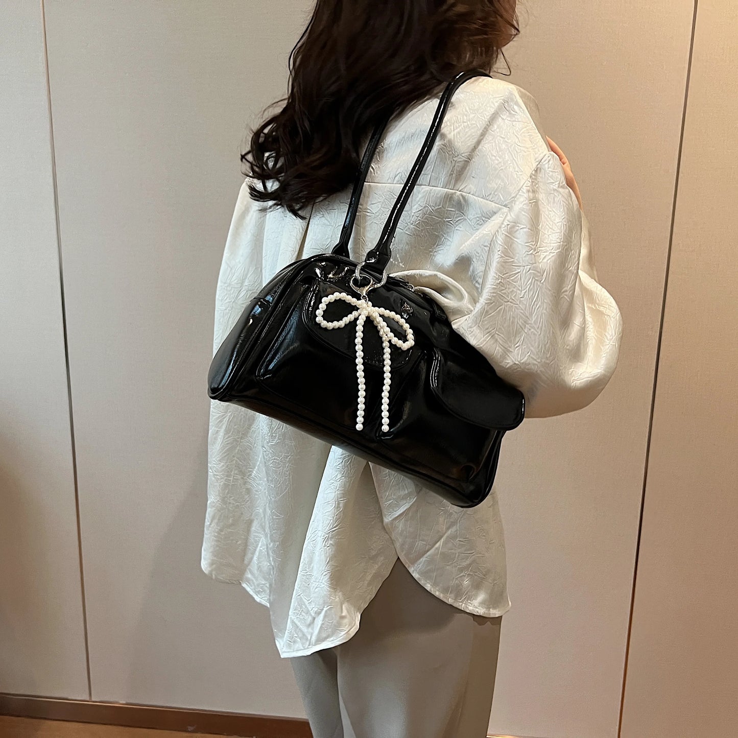 Korean Bow Underarm Bag