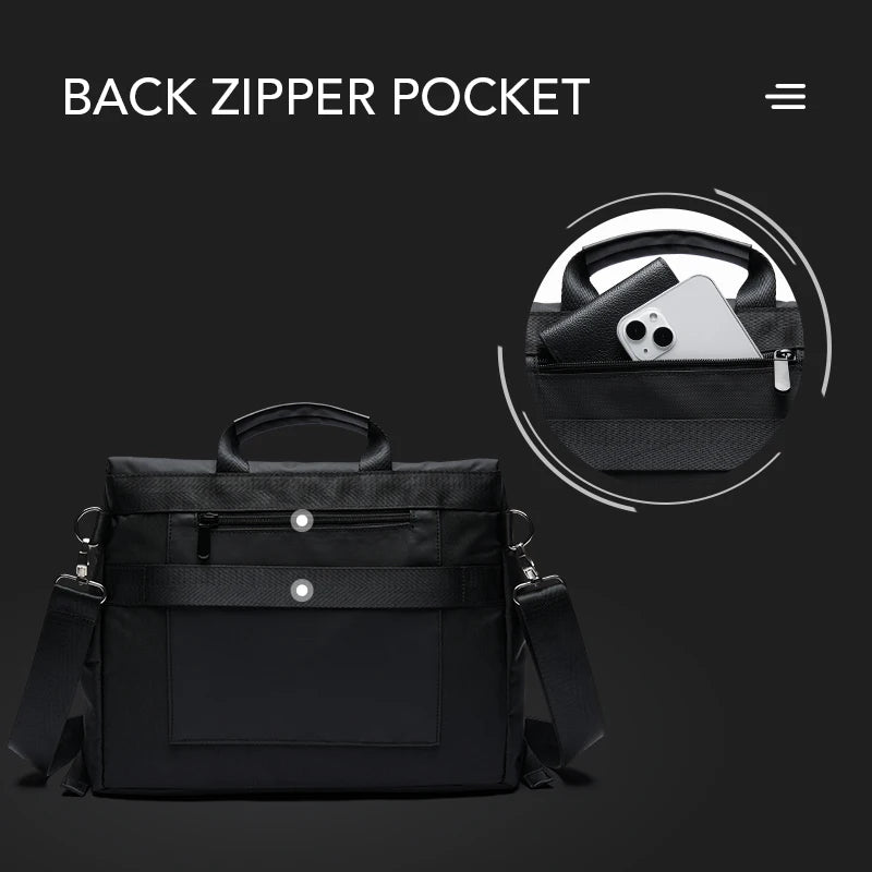 Waterproof Oxford Sling – Sleek Business Crossbody Bag