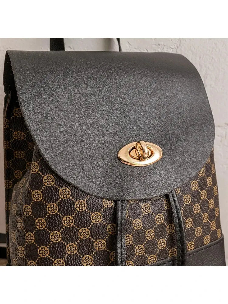Leather Shoulder Bag – Slim, Portable, Large-Capacity Phone Backpack for Women