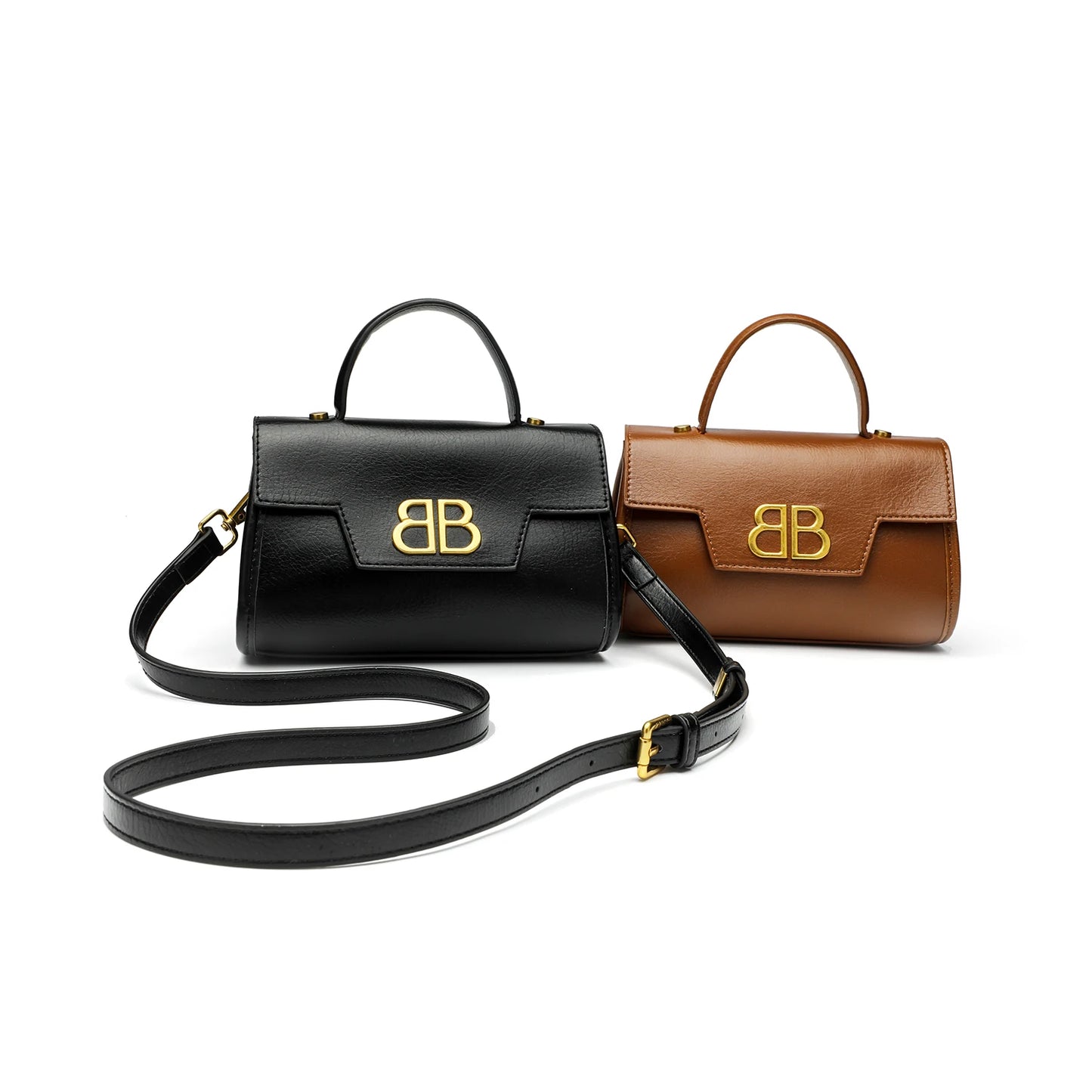 Vintage Matte Small Tote – Elegant Women’s Square Shoulder & Crossbody Bag for Work & Casual