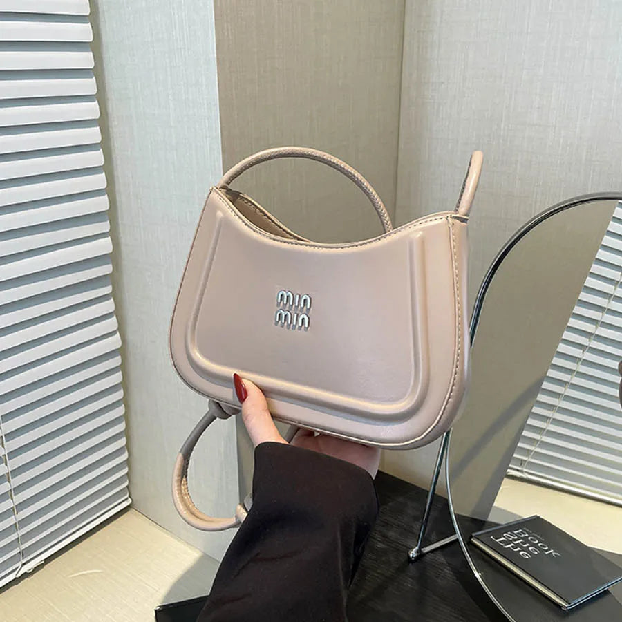 Korean Style Crescent Bag – High-End Multifunctional Shoulder & Crossbody Handbag for Women