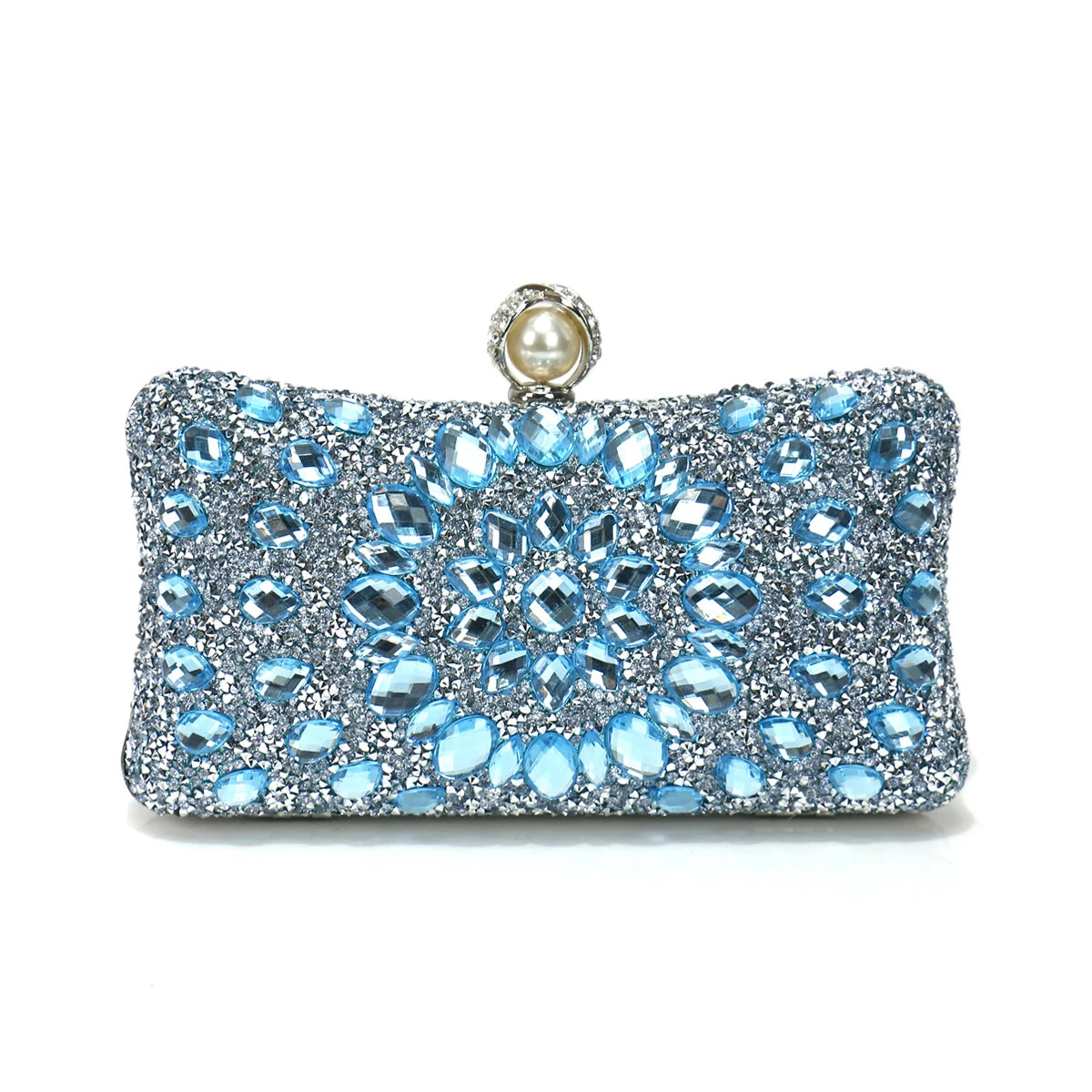 Acrylic Rhinestone Evening Clutch – Glam Party & Wedding Shoulder Bag