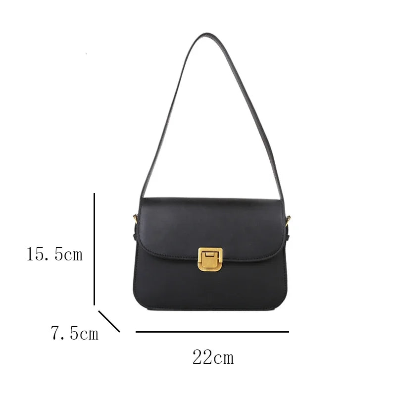 Vintage Envelope Shoulder Bag – High-Quality Preppy Style Handbag & Messenger Briefcase for Women