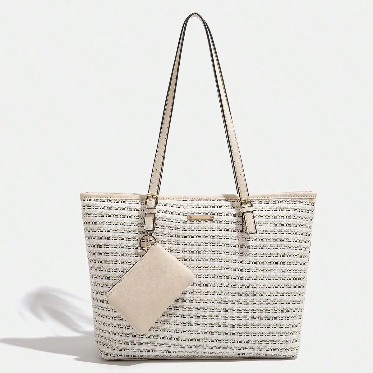 Cross Pattern Shoulder Bag – Simple & Stylish Handbag for Women