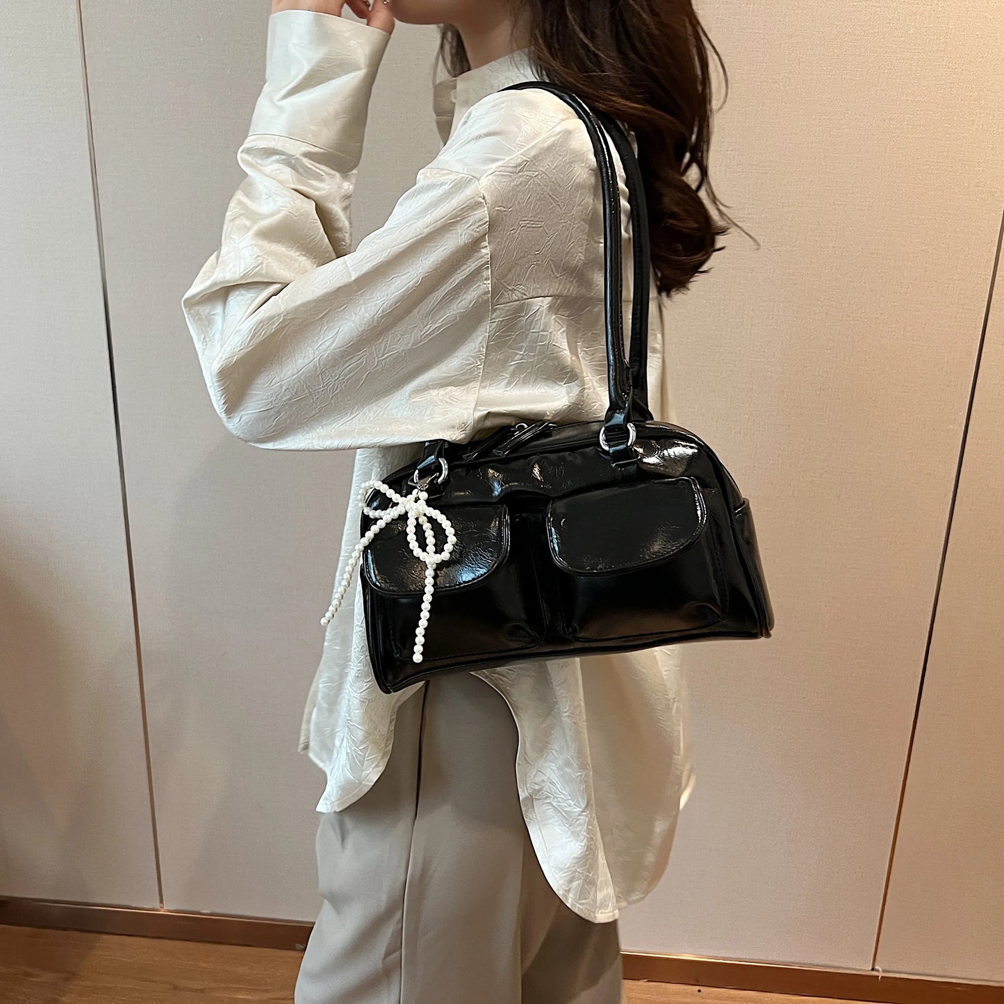 Korean Bow Underarm Bag