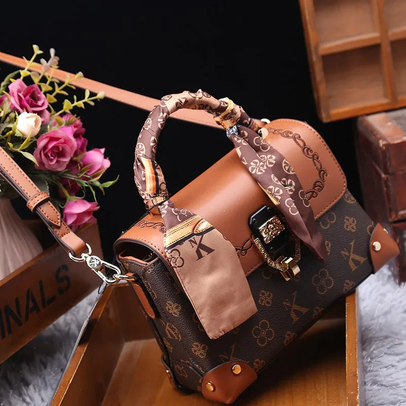 Light Luxury Designer Handbag – High-End Autumn/Winter Shoulder Crossbody for Women