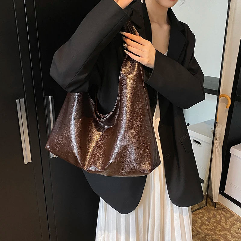 LEFTSIDE PU Shoulder Hobo