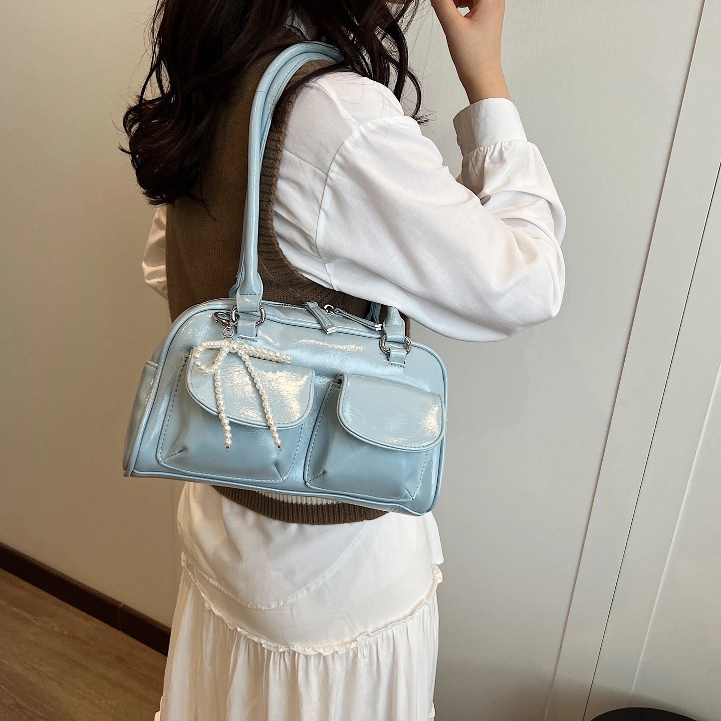 Korean Bow Underarm Bag