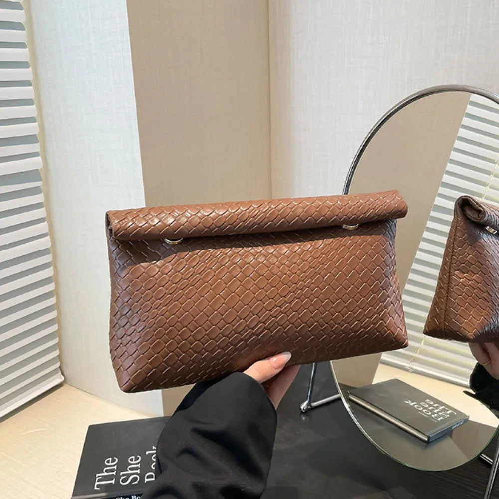 Stone Pattern Clutch – Luxury PU Wallet with Phone & Coin Pockets for Women