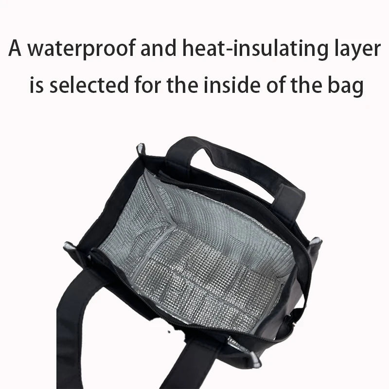 Large-Capacity Insulated Bento Lunch Bag