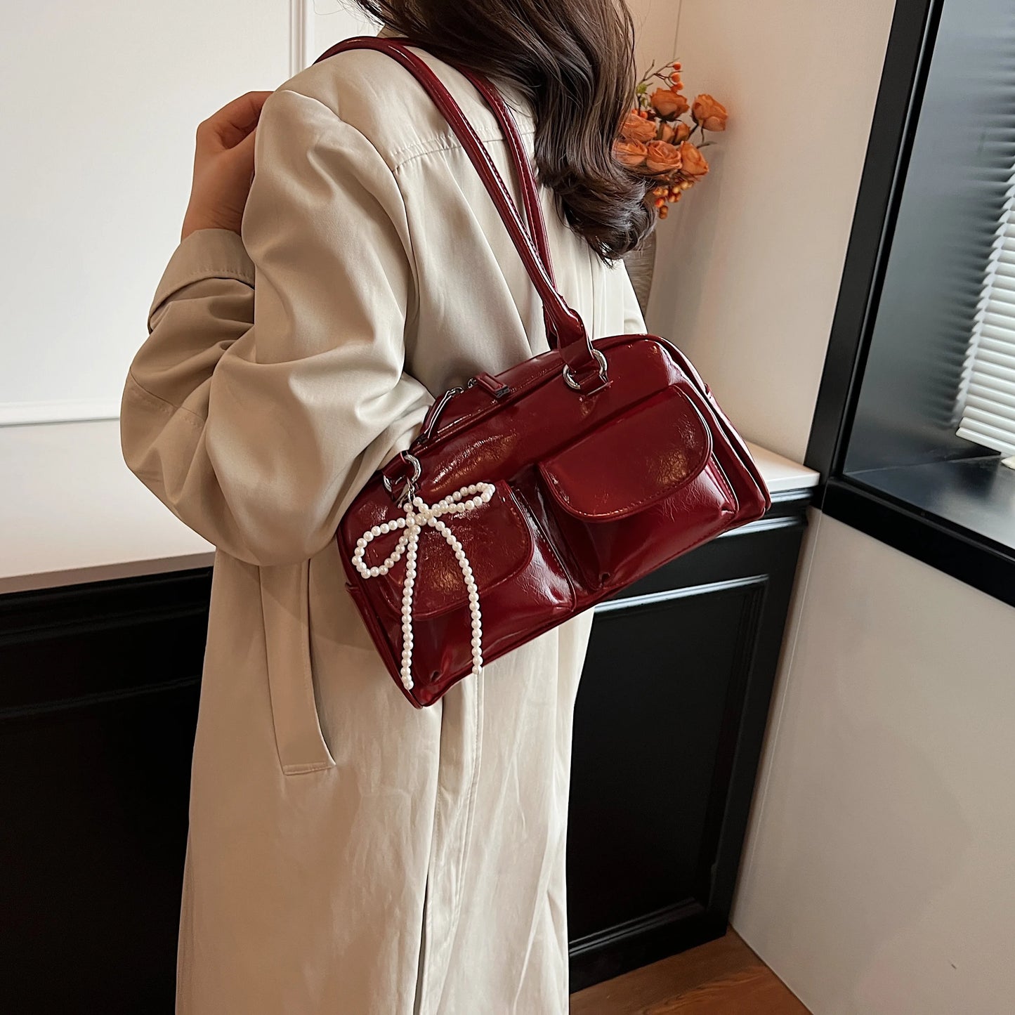 Korean Bow Underarm Bag