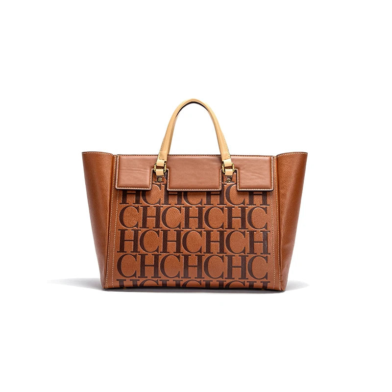 CHCH Embossed Handbag – Spacious, Stylish & Business-Ready