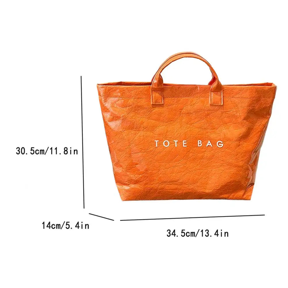 Large Capacity Tote – Chic, Durable & Commute-Ready"