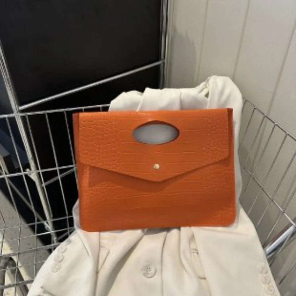 Crocodile Pattern Clutch – Elegant Tote & Handbag for Office, Dinner & Giftin