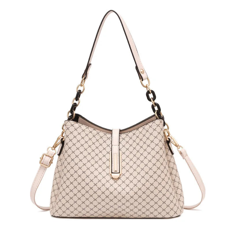 Printed Casual Bucket Bag – Fashionable Shoulder & Messenger Handbag for Womenc