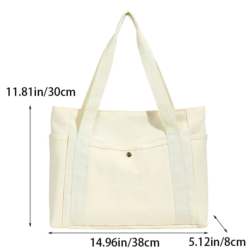Canvas Work Tote Bag