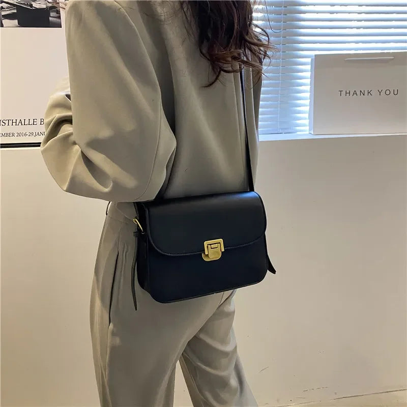 Vintage Envelope Shoulder Bag – High-Quality Preppy Style Handbag & Messenger Briefcase for Women