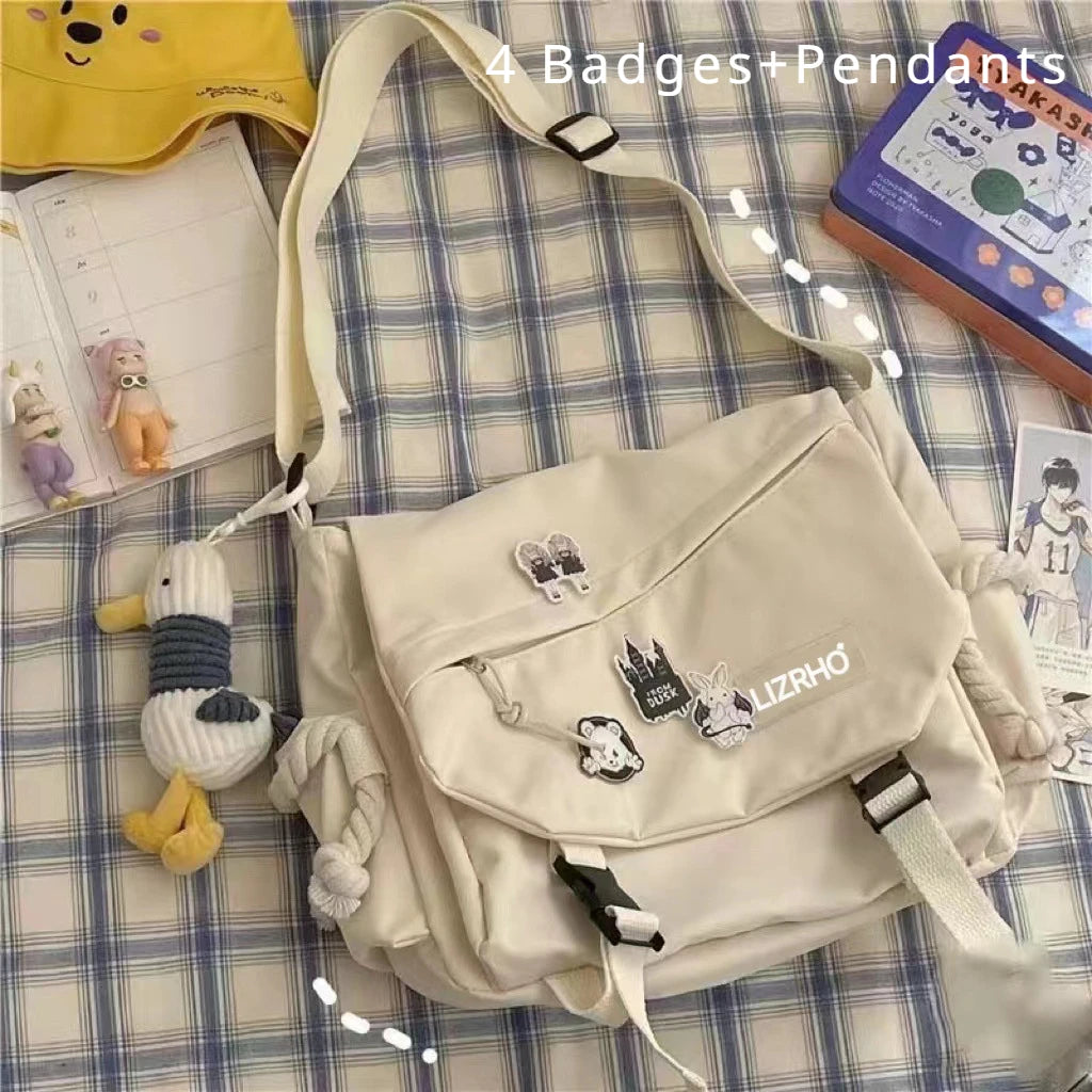 Retro Large Capacity Shoulder Tote