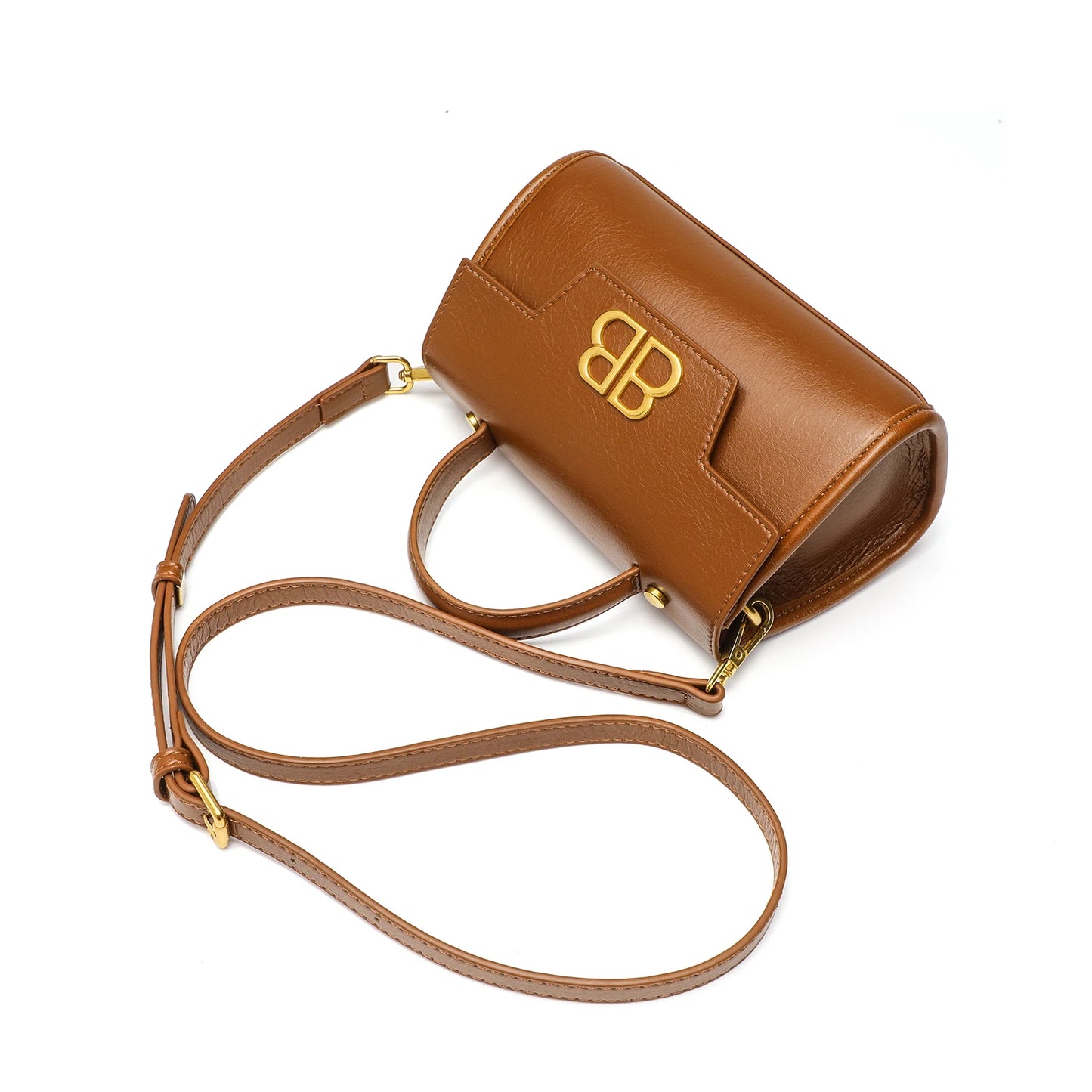 Vintage Matte Small Tote – Elegant Women’s Square Shoulder & Crossbody Bag for Work & Casual