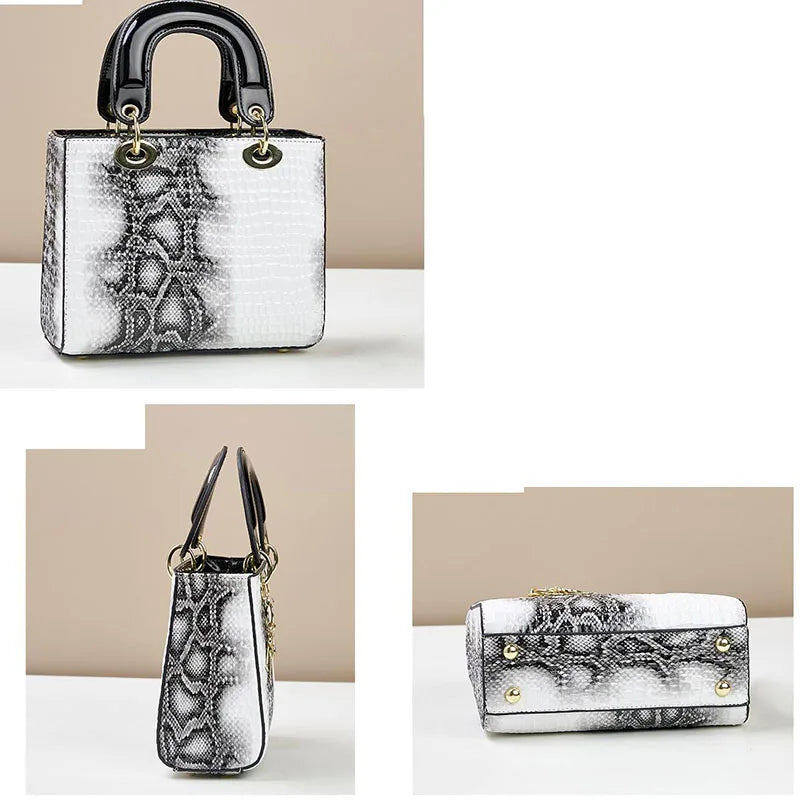 Large-Capacity Shoulder Bag – Patterned Crossbody & Bucket Handbag for Women