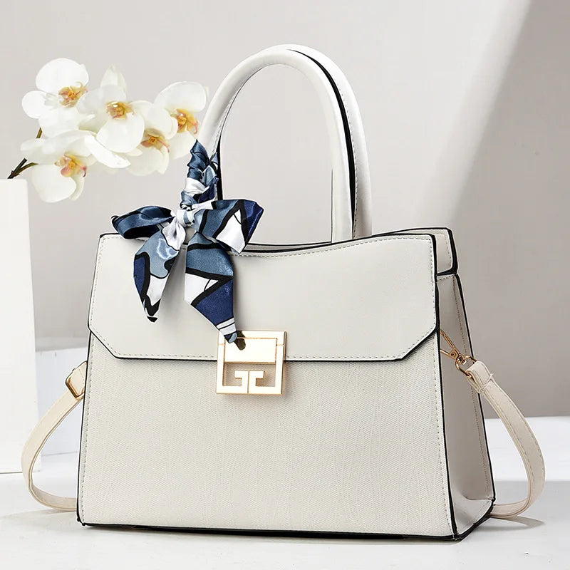 Embroidered Leather Crossbody – High-Quality Casual Shoulder Purse for Women