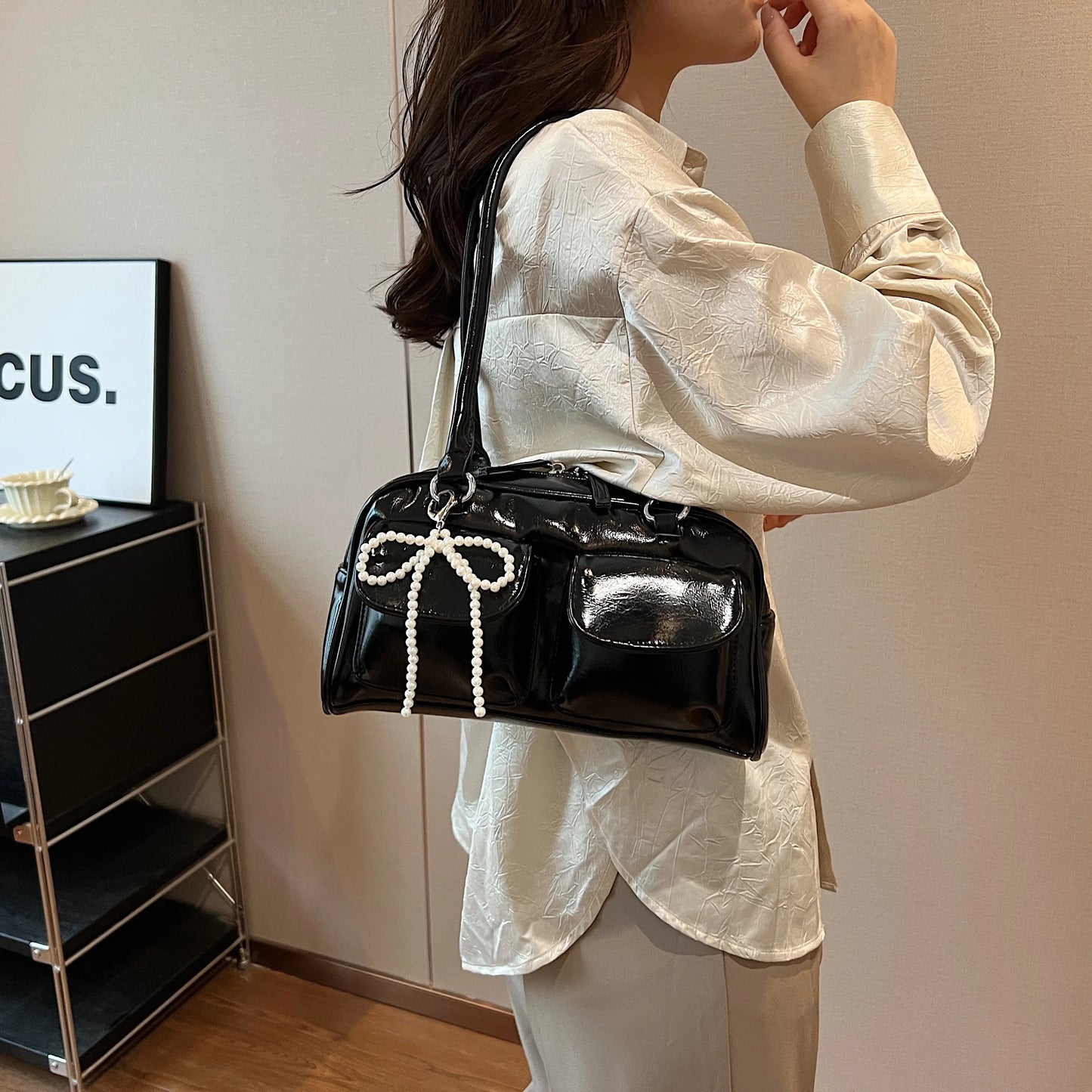 Korean Bow Underarm Bag
