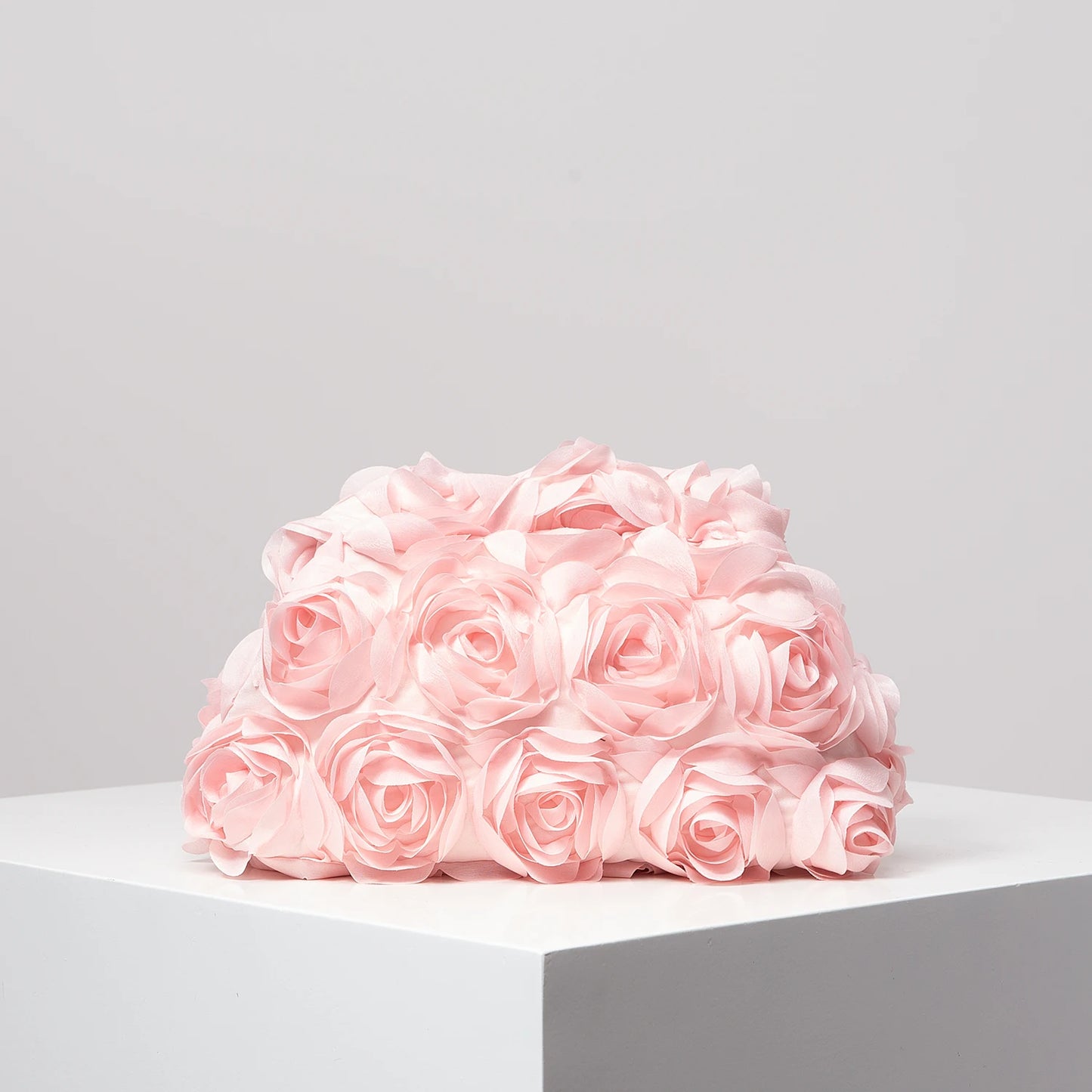 Elegant Rose Clutch – Women's Wedding & Party Clip Bag, Perfect Gift with Unique Pattern