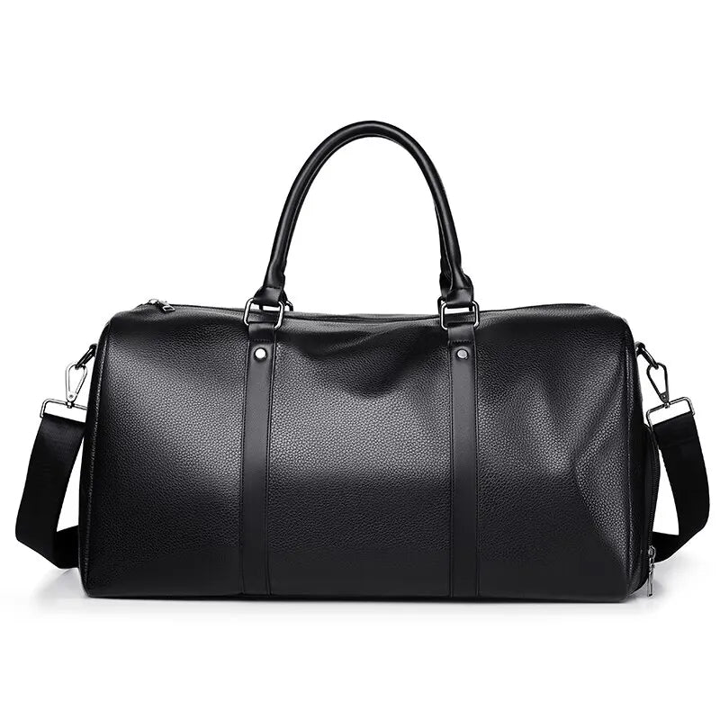 Retro Waterproof Duffel – Large Capacity Bag for Short Trips, Sports & Motorcycle Training
