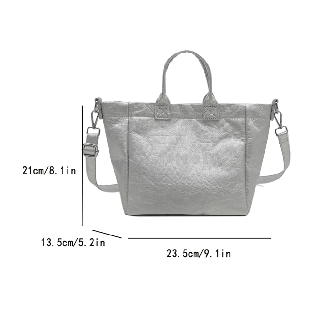 Large Capacity Tote – Chic, Durable & Commute-Ready"