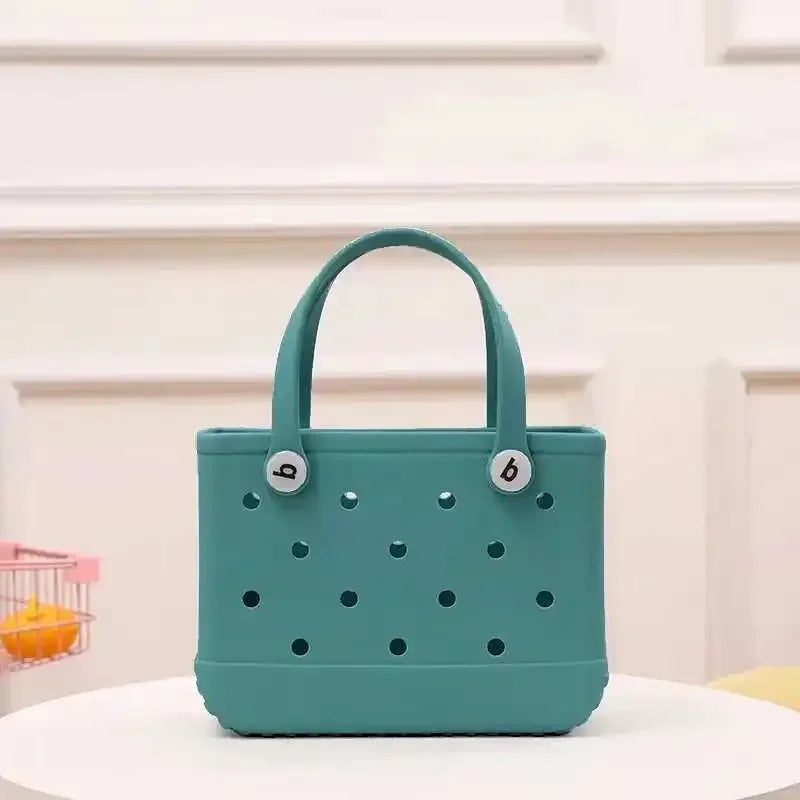 Mini EVA Jelly Tote – Stylish Summer & Picnic Organizer