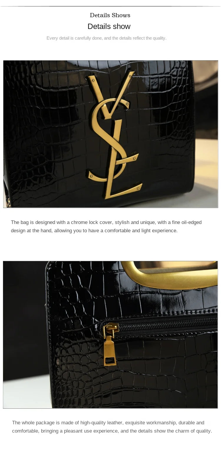 Luxury Crocodile Shoulder Bag – Chic, Seasonal & Sophisticated