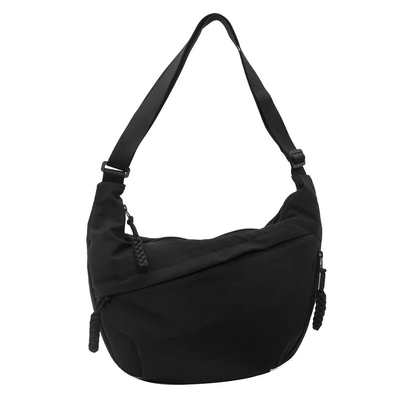 Nylon Crossbody Shoulder Hobo Bag