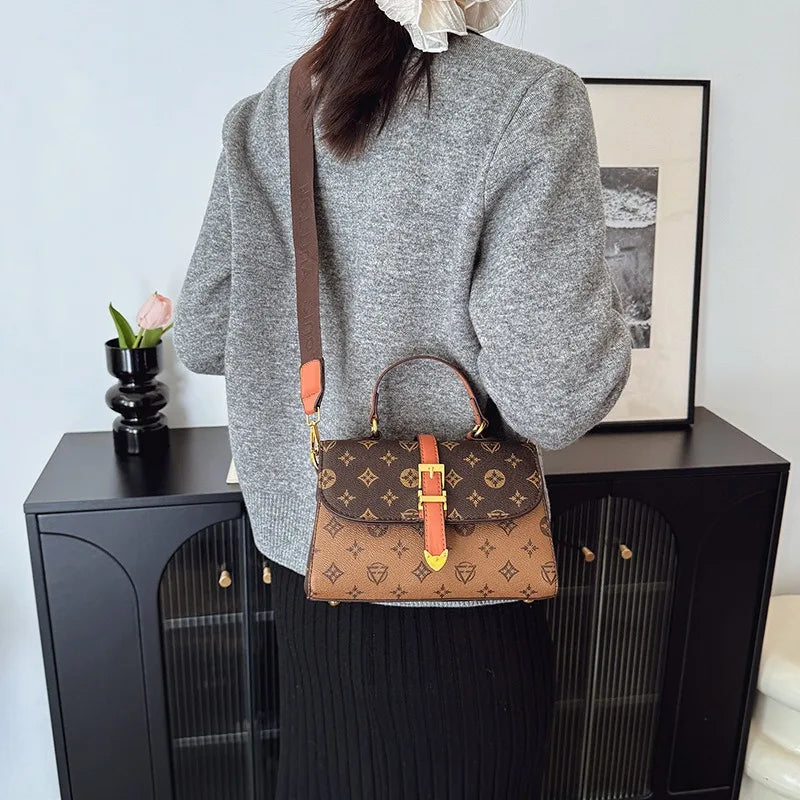 Retro Fashion Crossbody – High-End Small Square Shoulder & Handheld Bag for Women