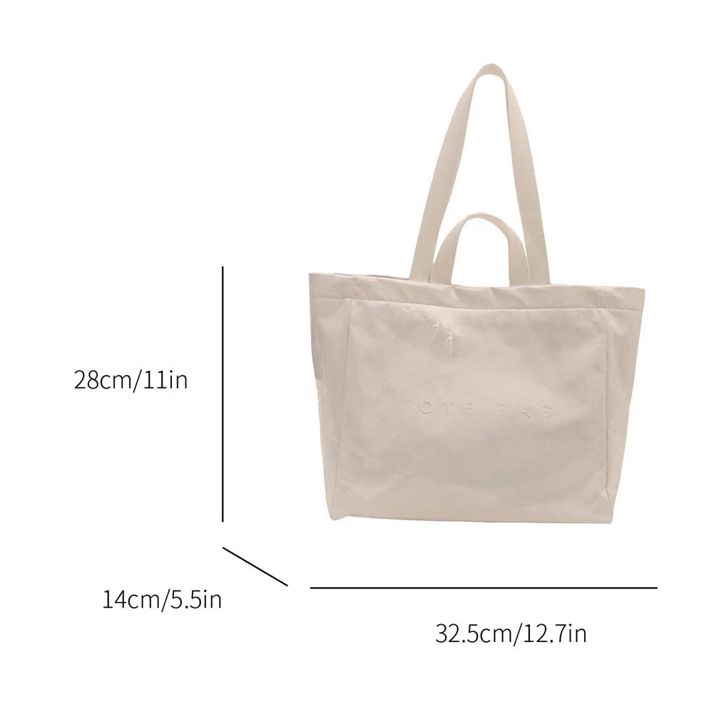 Large Capacity Tote – Chic, Durable & Commute-Ready"