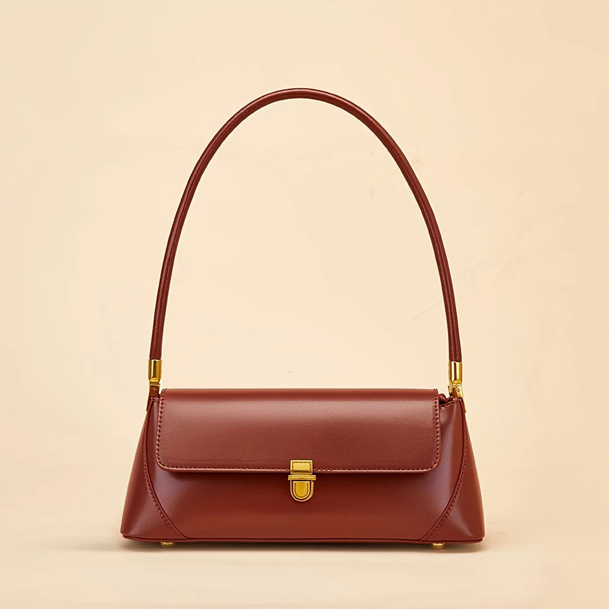Retro Baguette Bag – Stylish Underarm Shoulder Bag for Women