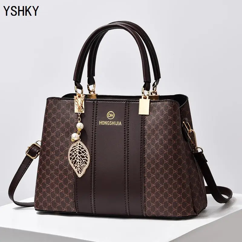 New Bucket Bag – Large-Capacity Patterned Shoulder & Crossbody Handbag for Women