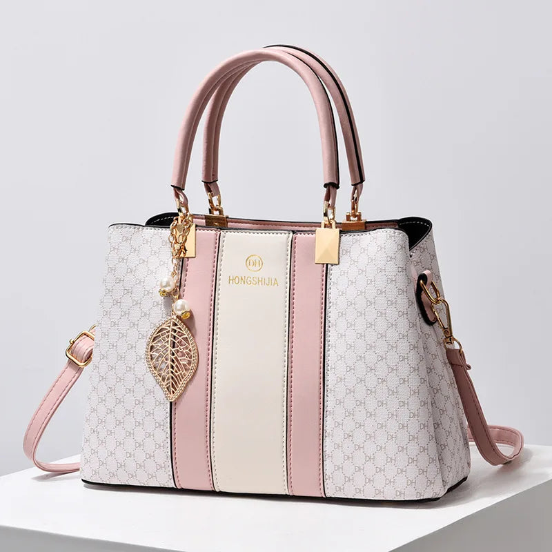 New Bucket Bag – Large-Capacity Patterned Shoulder & Crossbody Handbag for Women