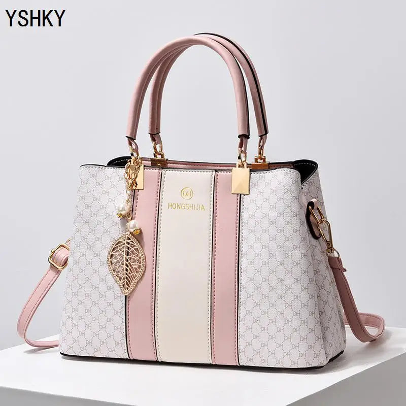 New Bucket Bag – Large-Capacity Patterned Shoulder & Crossbody Handbag for Women
